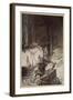 Mime at the anvil, illustration from 'Siegfried and the Twilight of the Gods', 1924-Arthur Rackham-Framed Giclee Print