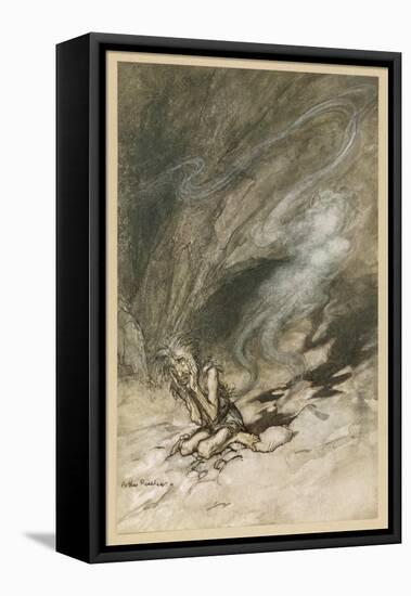 Mime Punished-Arthur Rackham-Framed Stretched Canvas