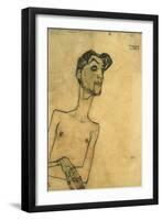 Mime Van Osen, 1910-Egon Schiele-Framed Giclee Print