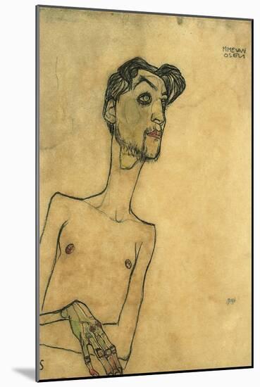 Mime Van Osen, 1910-Egon Schiele-Mounted Giclee Print