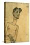 Mime Van Osen, 1910-Egon Schiele-Stretched Canvas