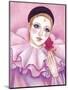 Mime with Rose-Judy Mastrangelo-Mounted Giclee Print