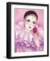 Mime with Rose-Judy Mastrangelo-Framed Premium Giclee Print