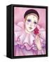 Mime with Rose-Judy Mastrangelo-Framed Stretched Canvas