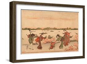 Mimeguri No Hanami-Katsukawa Shunsen-Framed Giclee Print