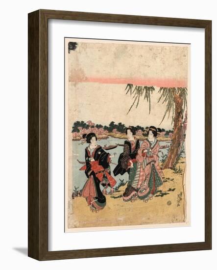 Mimeguri No Hanami-Keisai Eisen-Framed Giclee Print