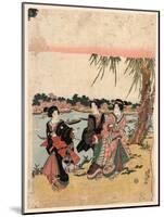 Mimeguri No Hanami-Keisai Eisen-Mounted Giclee Print