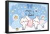 Mimi & Neko - Clouds-Trends International-Framed Poster