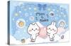 Mimi & Neko - Clouds-Trends International-Stretched Canvas