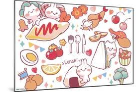 Mimi & Neko - Lunch-Trends International-Mounted Poster