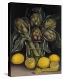 Artichokes and Lemons-Mimi Roberts-Stretched Canvas
