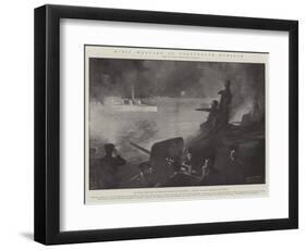 Mimic Warfare at Portsmouth Harbour-Fred T. Jane-Framed Giclee Print