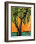 Mimosa Sky Palm Tree-Blenda Tyvoll-Framed Art Print