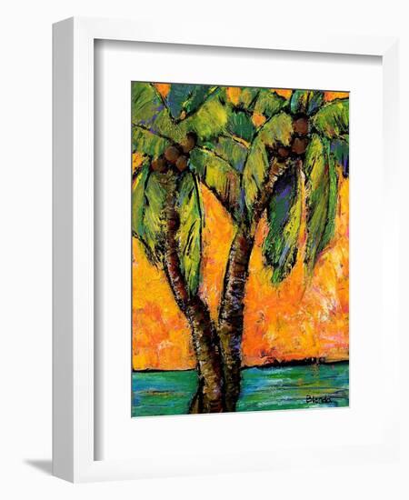 Mimosa Sky Palm Tree-Blenda Tyvoll-Framed Art Print