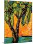 Mimosa Sky Palm Tree-Blenda Tyvoll-Mounted Art Print