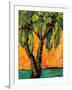 Mimosa Sky Palm Tree-Blenda Tyvoll-Framed Art Print