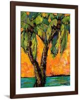 Mimosa Sky Palm Tree-Blenda Tyvoll-Framed Art Print