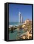 Mina a Salam and Burj Al Arab Hotels, Dubai, United Arab Emirates-Gavin Hellier-Framed Stretched Canvas