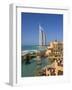 Mina a Salam and Burj Al Arab Hotels, Dubai, United Arab Emirates-Gavin Hellier-Framed Photographic Print