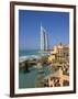 Mina a Salam and Burj Al Arab Hotels, Dubai, United Arab Emirates-Gavin Hellier-Framed Photographic Print