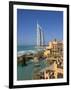 Mina a Salam and Burj Al Arab Hotels, Dubai, United Arab Emirates-Gavin Hellier-Framed Photographic Print