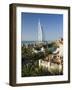 Mina a Salam and Burj Al Arab Hotels, Dubai, United Arab Emirates-Peter Adams-Framed Photographic Print