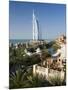 Mina a Salam and Burj Al Arab Hotels, Dubai, United Arab Emirates-Peter Adams-Mounted Photographic Print