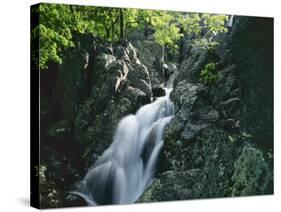 Mina Sauk Falls, Mark Twain National Forest, Missouri, USA-Charles Gurche-Stretched Canvas