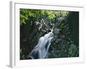 Mina Sauk Falls, Mark Twain National Forest, Missouri, USA-Charles Gurche-Framed Photographic Print