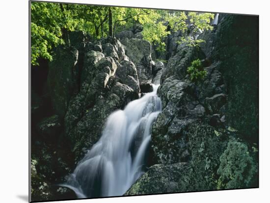 Mina Sauk Falls, Mark Twain National Forest, Missouri, USA-Charles Gurche-Mounted Photographic Print