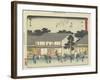 Minakuchi, 1837-1844-Utagawa Hiroshige-Framed Giclee Print