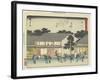 Minakuchi, 1837-1844-Utagawa Hiroshige-Framed Giclee Print