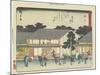 Minakuchi, 1837-1844-Utagawa Hiroshige-Mounted Giclee Print