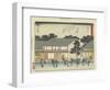 Minakuchi, 1837-1844-Utagawa Hiroshige-Framed Giclee Print