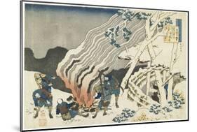 Minamoto No Muneyuki Ason, 1835-1836-Katsushika Hokusai-Mounted Giclee Print