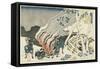 Minamoto No Muneyuki Ason, 1835-1836-Katsushika Hokusai-Framed Stretched Canvas