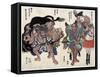 Minamoto Yorimitsu-Toyokuni Toyokuni-Framed Stretched Canvas