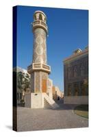 Minaret and Mosque, Katara Cultural Village, Doha, Qatar, Middle East-Frank Fell-Stretched Canvas