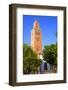 Minaret, Koutoubia Mosque Dating from 1147, UNESCO World Heritage Site-Guy Thouvenin-Framed Photographic Print