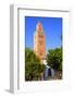 Minaret, Koutoubia Mosque Dating from 1147, UNESCO World Heritage Site-Guy Thouvenin-Framed Photographic Print