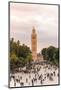 Minaret, Koutoubia Mosque, Place Jemaa El Fna, Marrakech, Morocco-Nico Tondini-Mounted Photographic Print