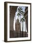 Minaret of Koutoubia Mosque with Palm Trees, UNESCO World Heritage Site, Marrakesh, Morocco-Stephen Studd-Framed Photographic Print