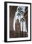 Minaret of Koutoubia Mosque with Palm Trees, UNESCO World Heritage Site, Marrakesh, Morocco-Stephen Studd-Framed Photographic Print