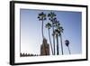 Minaret of Koutoubia Mosque with Palm Trees, UNESCO World Heritage Site, Marrakesh, Morocco-Stephen Studd-Framed Photographic Print