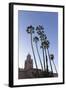 Minaret of Koutoubia Mosque with Palm Trees, UNESCO World Heritage Site, Marrakesh, Morocco-Stephen Studd-Framed Photographic Print