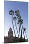 Minaret of Koutoubia Mosque with Palm Trees, UNESCO World Heritage Site, Marrakesh, Morocco-Stephen Studd-Mounted Photographic Print