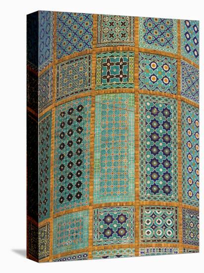 Minaret of Shrine of Hazrat Ali, Who was Assassinated in 661, Mazar-I-Sharif, Afghanistan-Jane Sweeney-Stretched Canvas