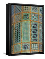 Minaret of Shrine of Hazrat Ali, Who was Assassinated in 661, Mazar-I-Sharif, Afghanistan-Jane Sweeney-Framed Stretched Canvas