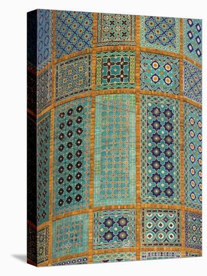 Minaret of Shrine of Hazrat Ali, Who was Assassinated in 661, Mazar-I-Sharif, Afghanistan-Jane Sweeney-Stretched Canvas