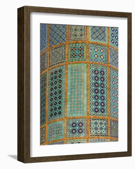 Minaret of Shrine of Hazrat Ali, Who was Assassinated in 661, Mazar-I-Sharif, Afghanistan-Jane Sweeney-Framed Photographic Print